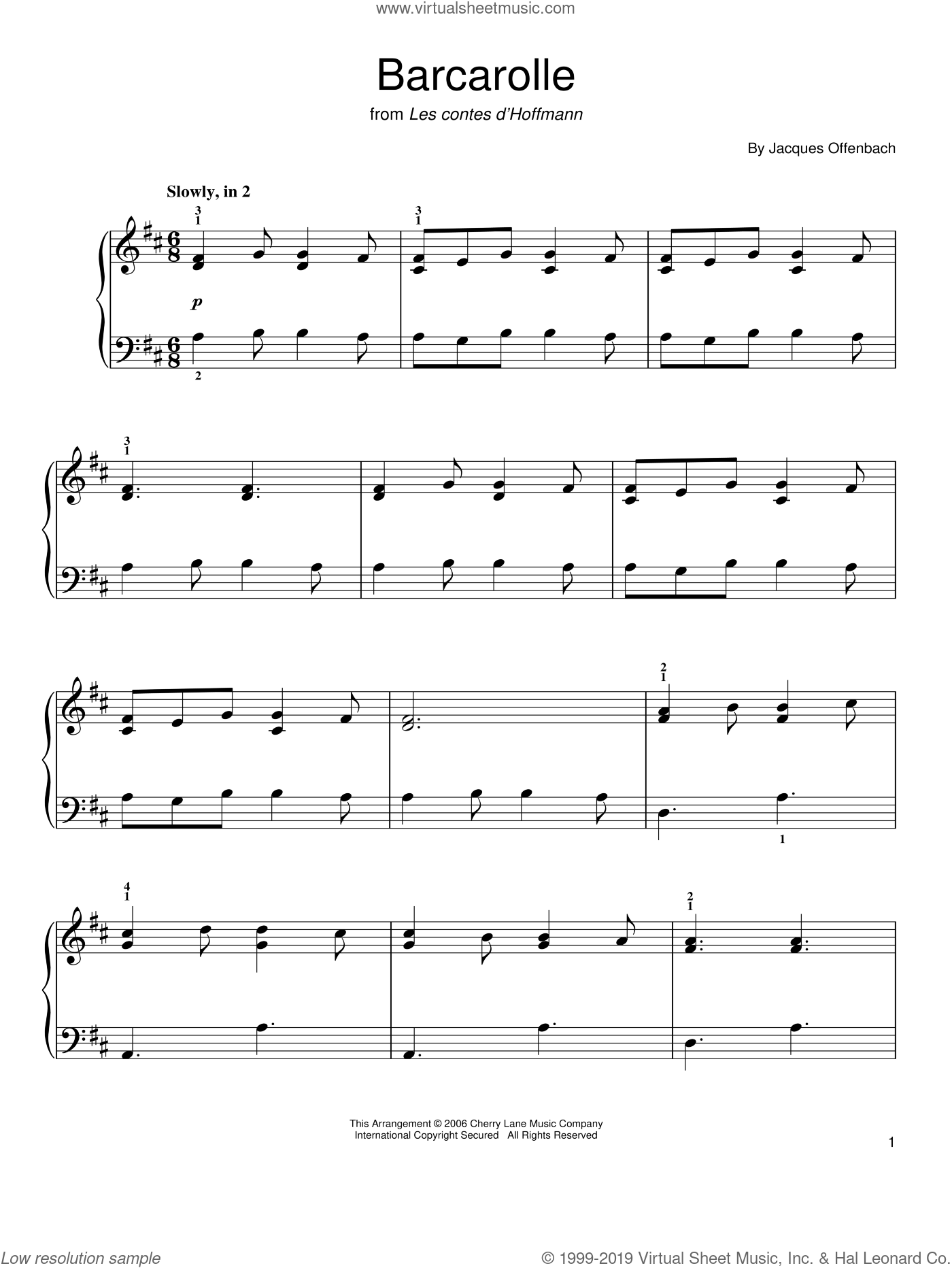 Barcarolle By Charles-Valentin Alkan Free Sheet Music