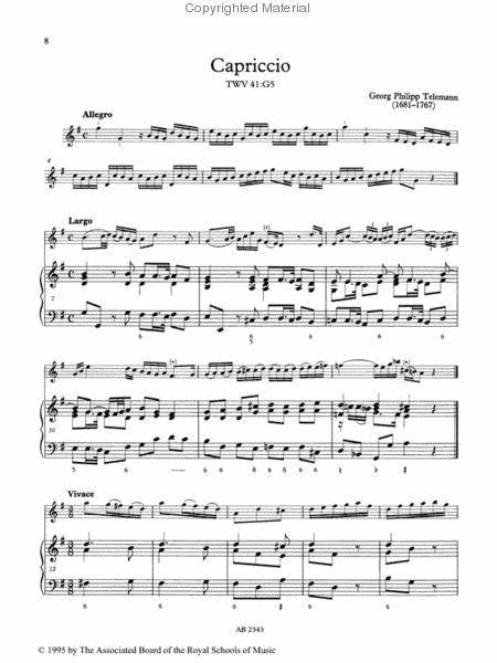 Baroque Flute Pieces, Book V By Various Free Sheet Music