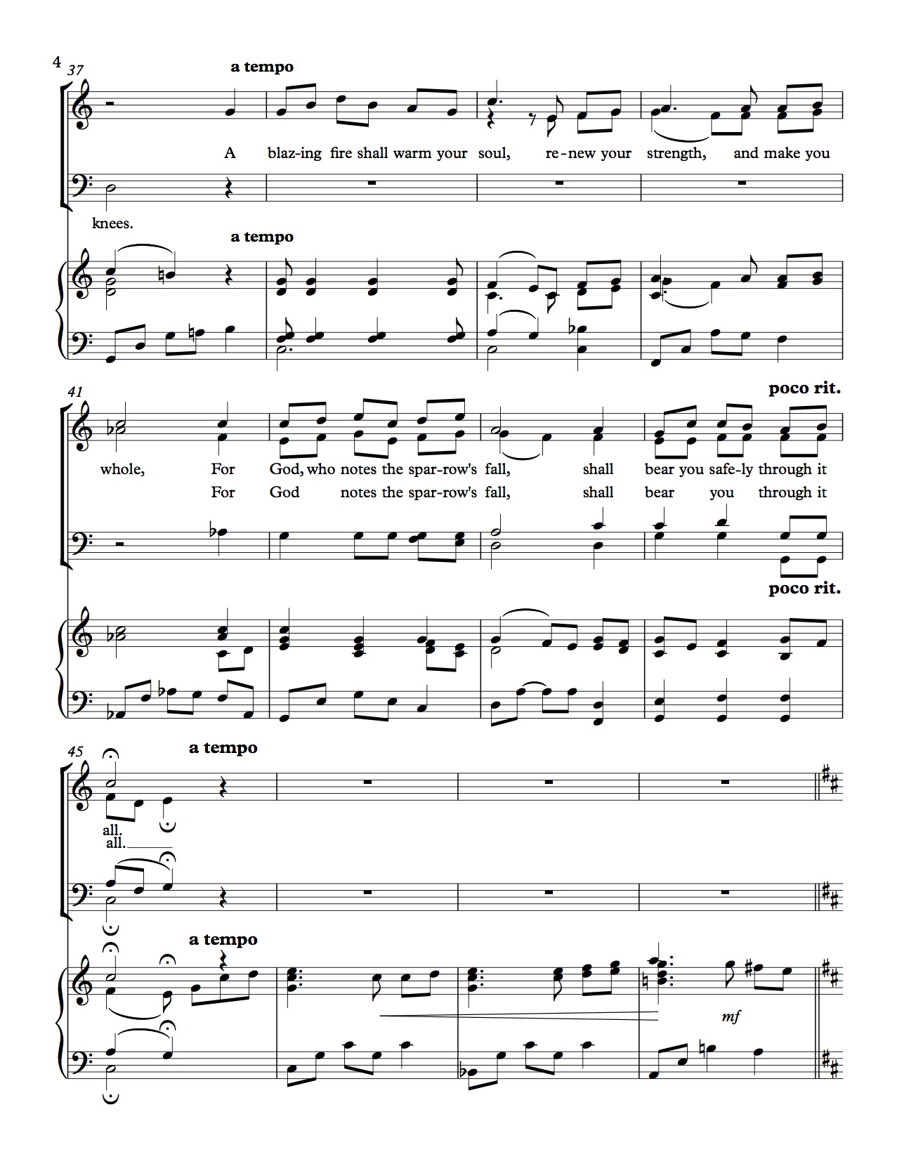 Be Not Afraid By Knut Nystedt Free Sheet Music