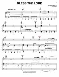 Bless The Lord By Gina Sprunger Free Sheet Music