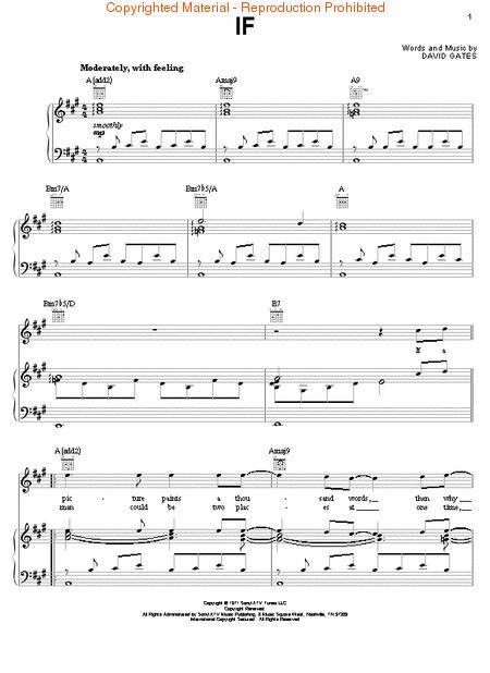 Bread By Bread Free Sheet Music