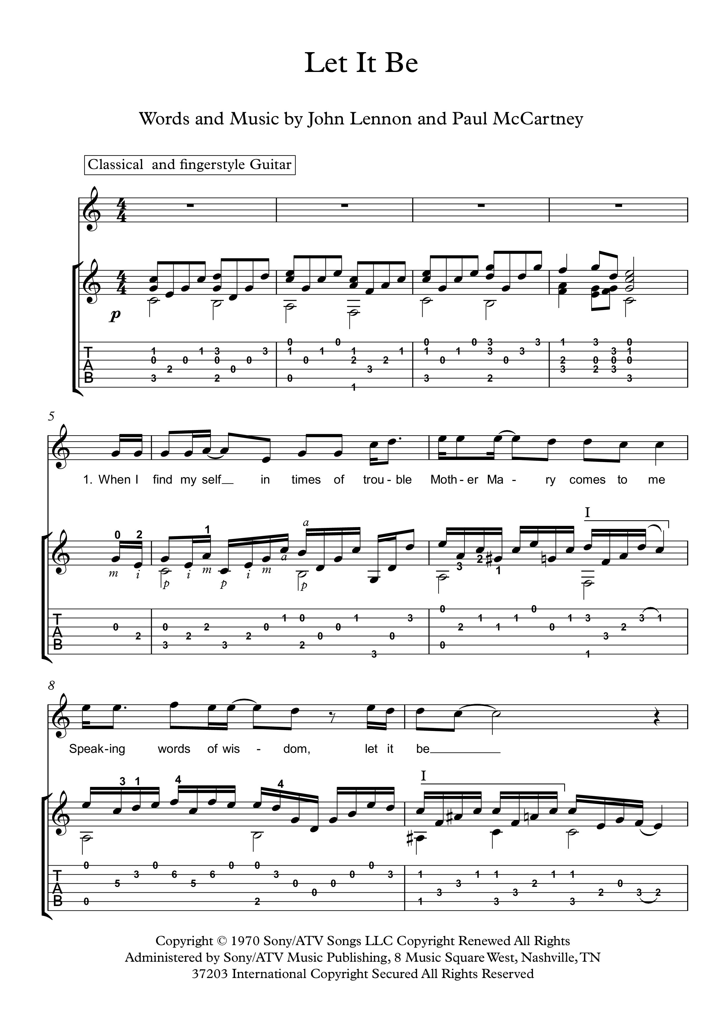 Chansons For Classical Guitar By Cees Hartog Free Sheet Music