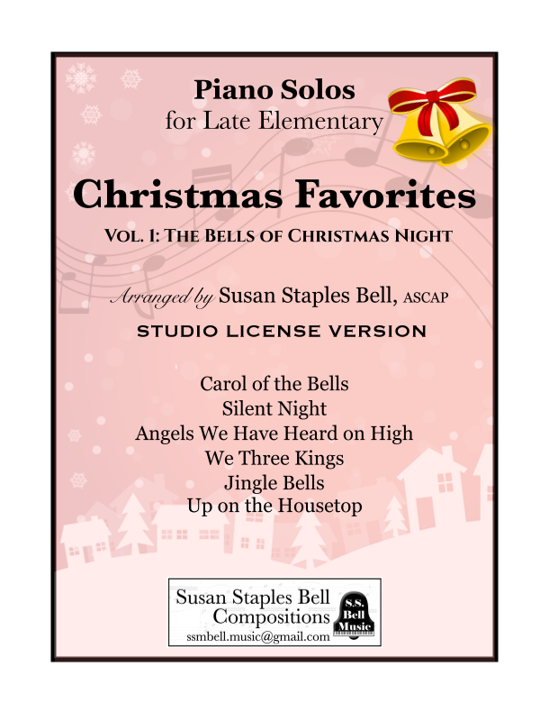 Christmas Favorites For Late Elementary. Vol. 1: The Bells Of Christmas Night By Susan Staples Bell Free Sheet Music