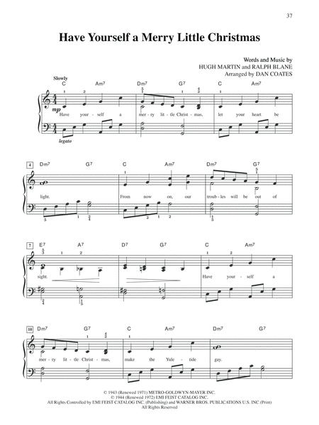 Christmas Hits For The Teen Player - Easy Piano By Dan Coates Free Sheet Music