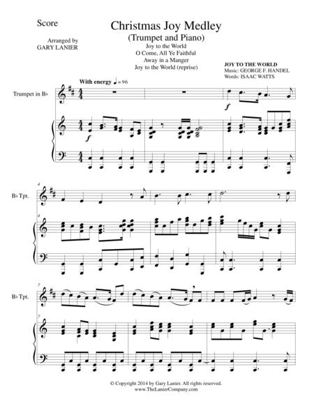 CHRISTMAS JOY MEDLEY (Bb Trumpet/Piano And Trumpet Part) By And James R. Murray Free Sheet Music