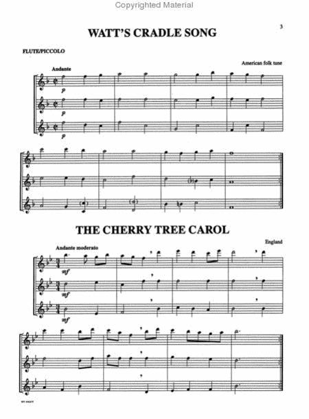 Christmas Trios For All (Flute, Piccolo) By William Ryden Free Sheet Music