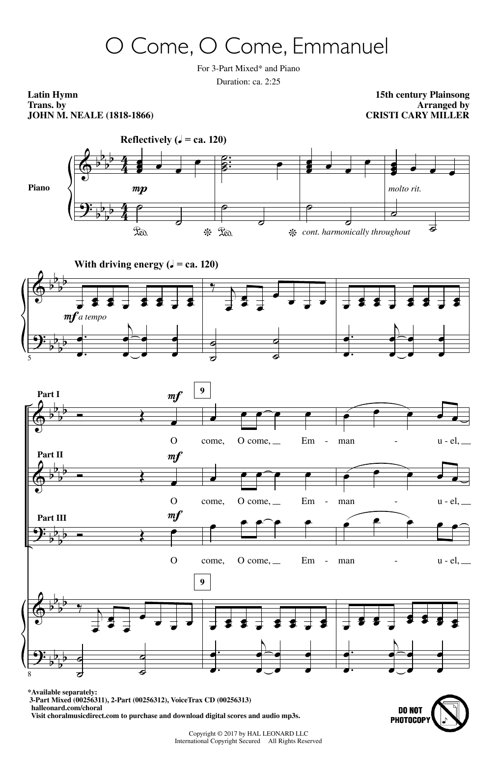 Come, Emmanuel By Mary McDonald Free Sheet Music