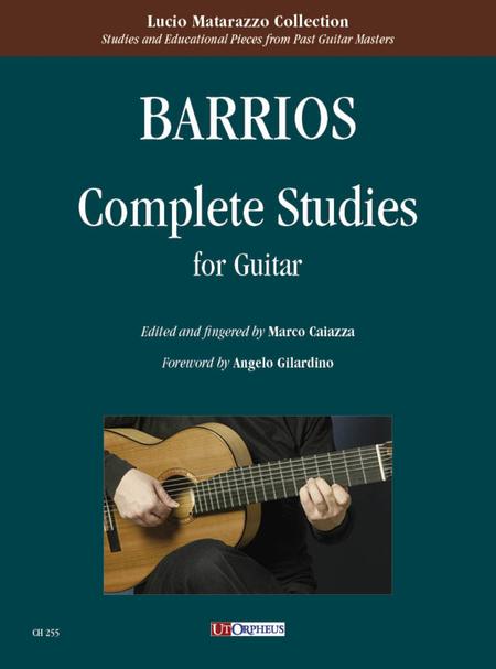 Complete Studies For Guitar. Foreword By Angelo Gilardino By N Free Sheet Music