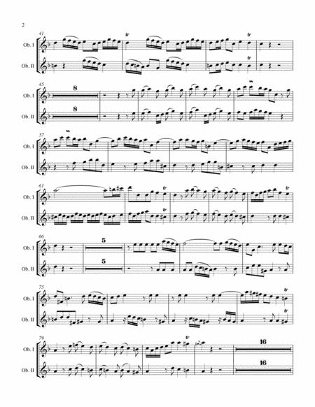 Concerto For 2 Oboes Op. 9/3 By Tomaso Giovanni Albinoni Free Sheet Music