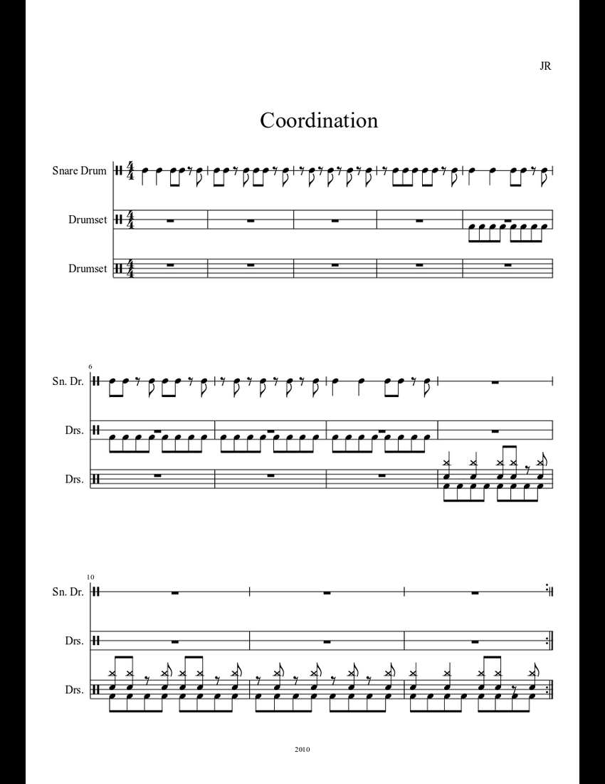 Coordination By John S. Pratt Free Sheet Music