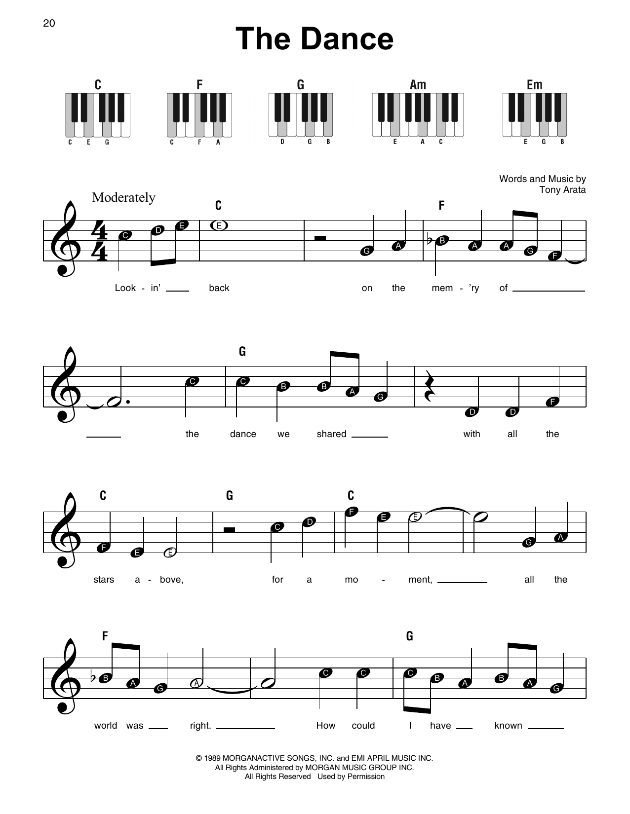 Dancing Song By N Free Sheet Music