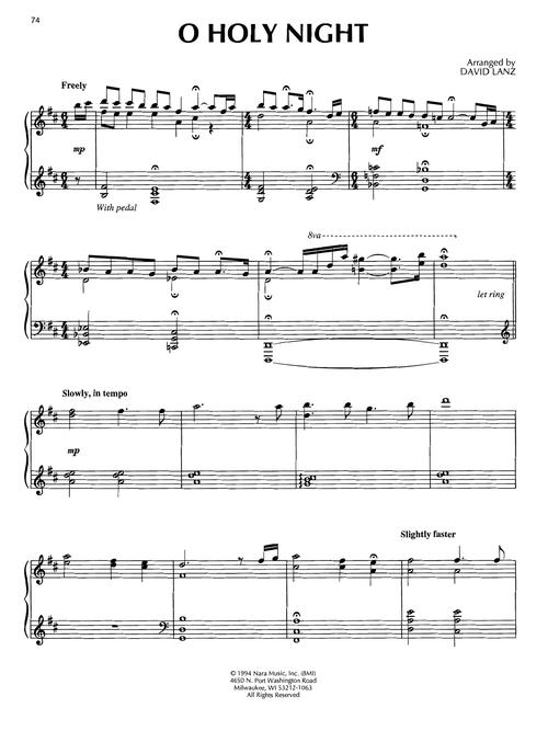 David Lanz - Christmas Eve By David Lanz Free Sheet Music