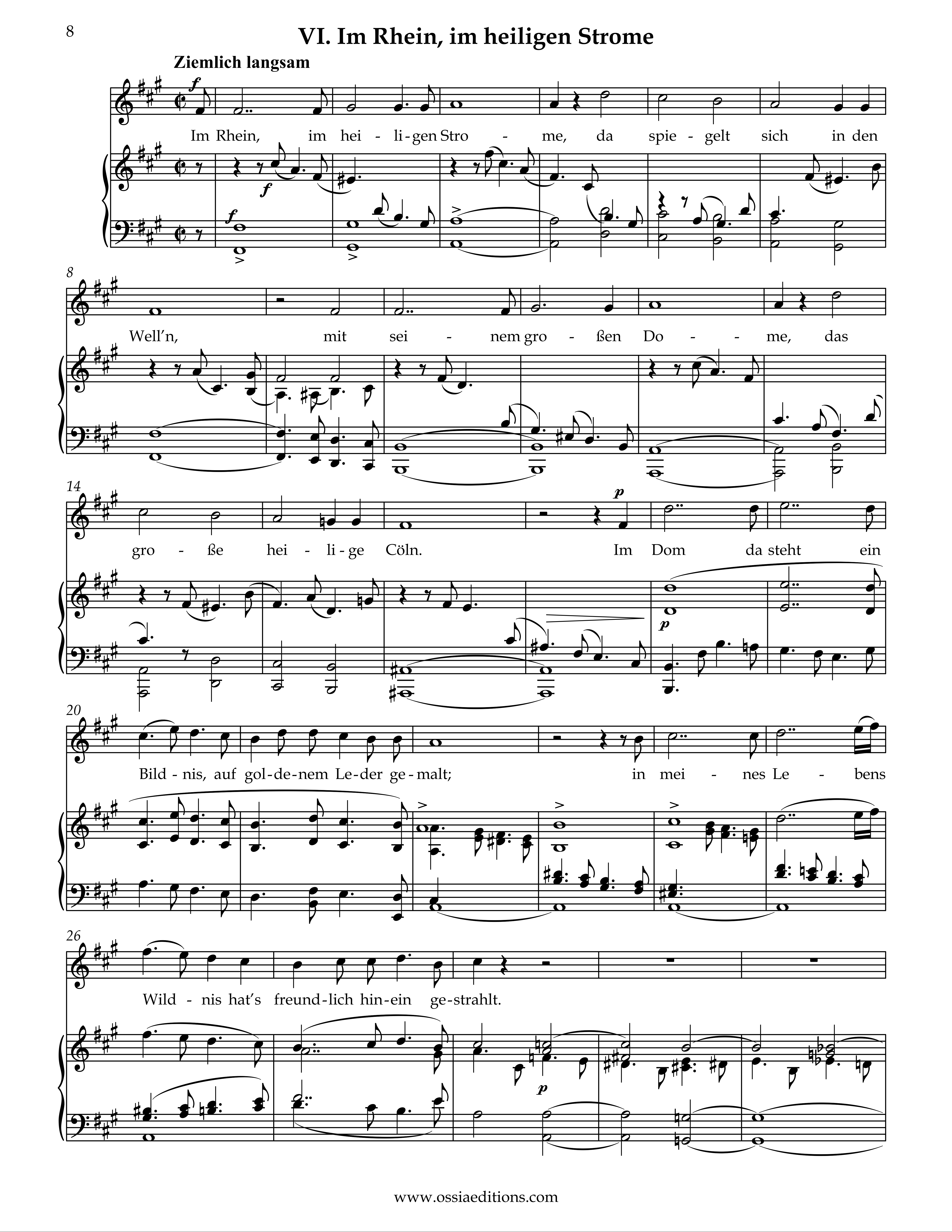 Dichterliebe For High Voice, Op. 48 By Robert Schumann Free Sheet Music