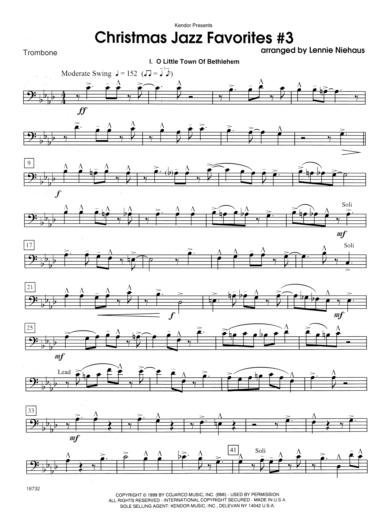 Discovery Jazz Favorites - Trombone 3 By Various Free Sheet Music