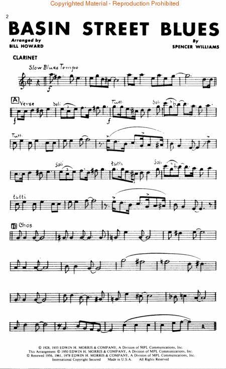 Dixieland Beat No. 1 (Clarinet) By Bill Howard Free Sheet Music