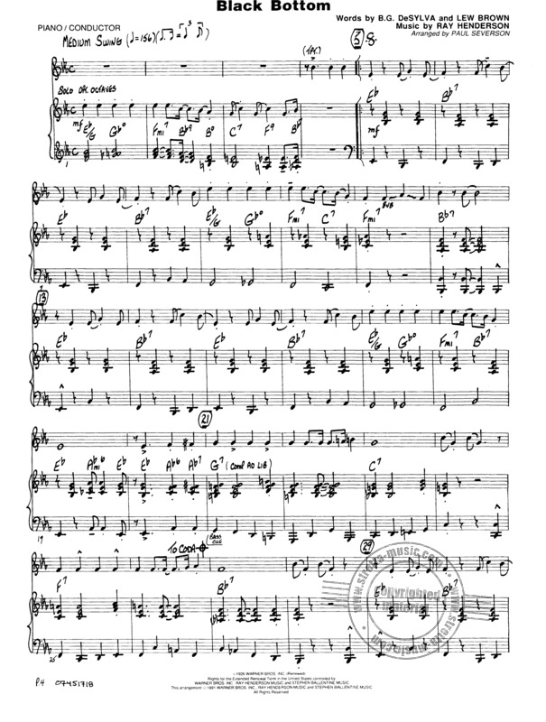 Dixieland Combo Pak 18 By Paul Severson Free Sheet Music