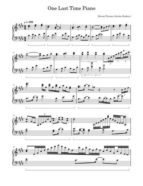 Dream Theater - Keyboard Experience By Dream Theater Free Sheet Music