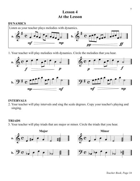 Ear Training Basics: Level 2 By Julie McIntosh Johnson Free Sheet Music