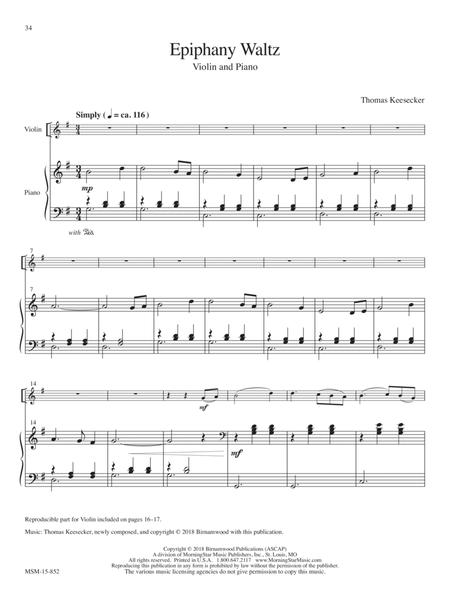 Epiphany Waltz (Piano And Violin) (Downloadable) By Thomas Keesecker Free Sheet Music