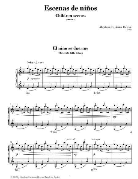 Escenas De Niños (Scenes From Childhood) By Abraham Espinosa Free Sheet Music