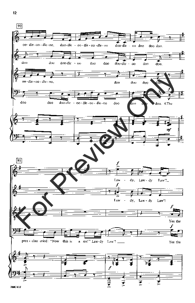 Fiddler Man By John Rutter Free Sheet Music