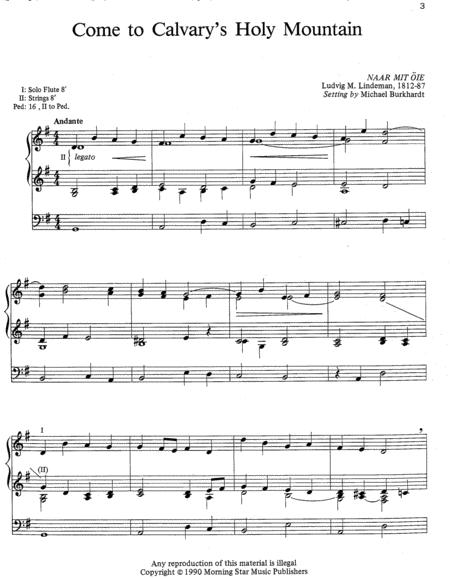 Five Lenten Hymn Improvisations By Michael Burkhardt Free Sheet Music