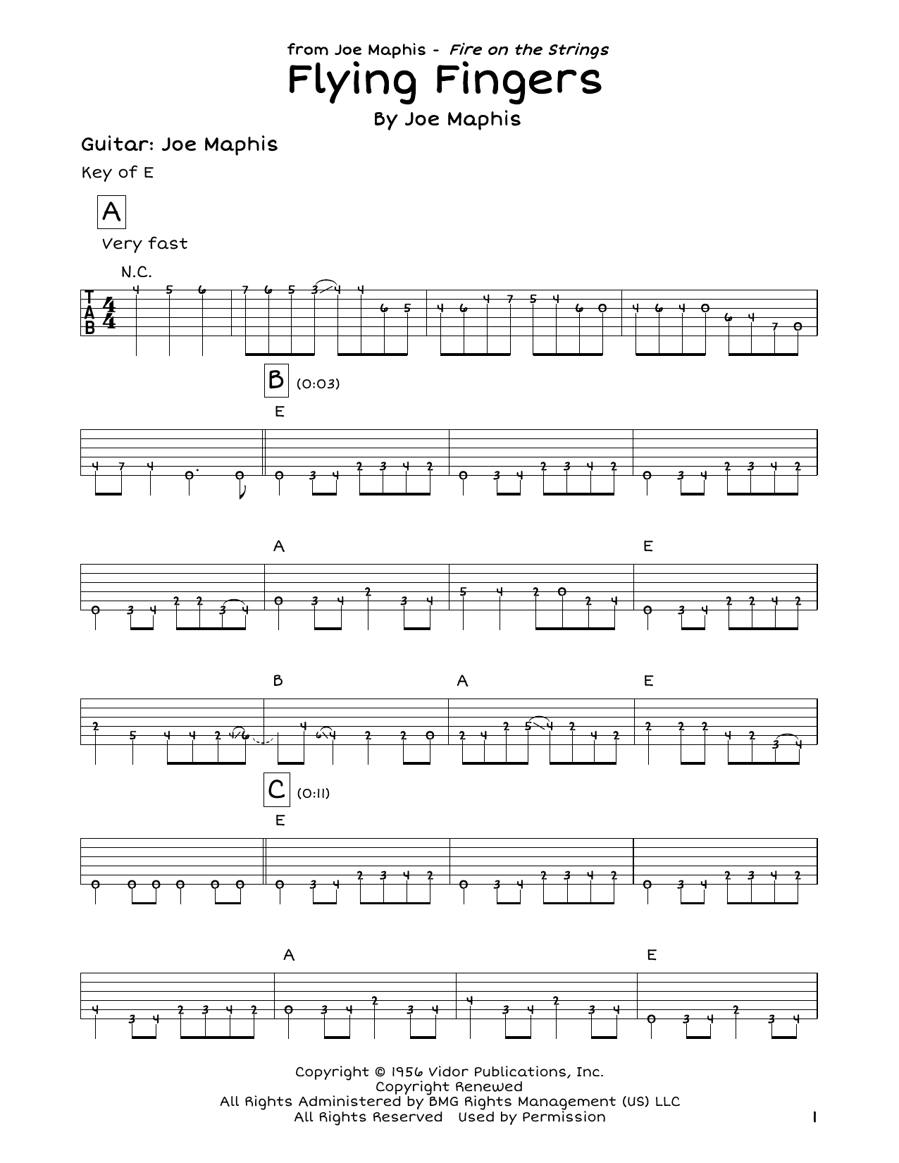 Flying Fingers By Carolyn C. Setliff Free Sheet Music