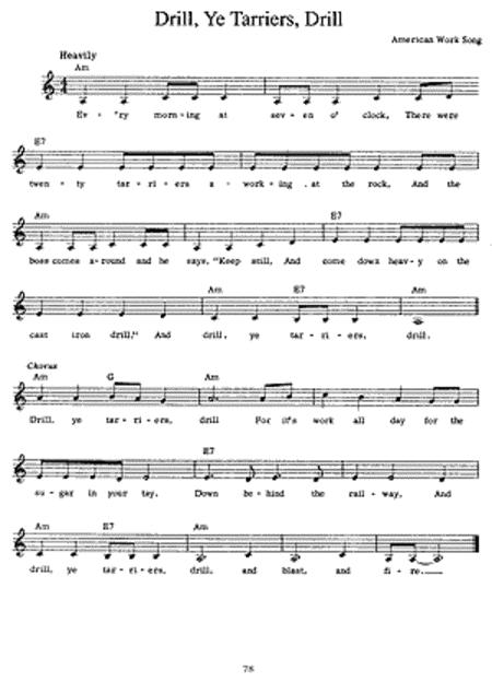 Folk Songs For Schools And Camps By Jerry Silverman Free Sheet Music