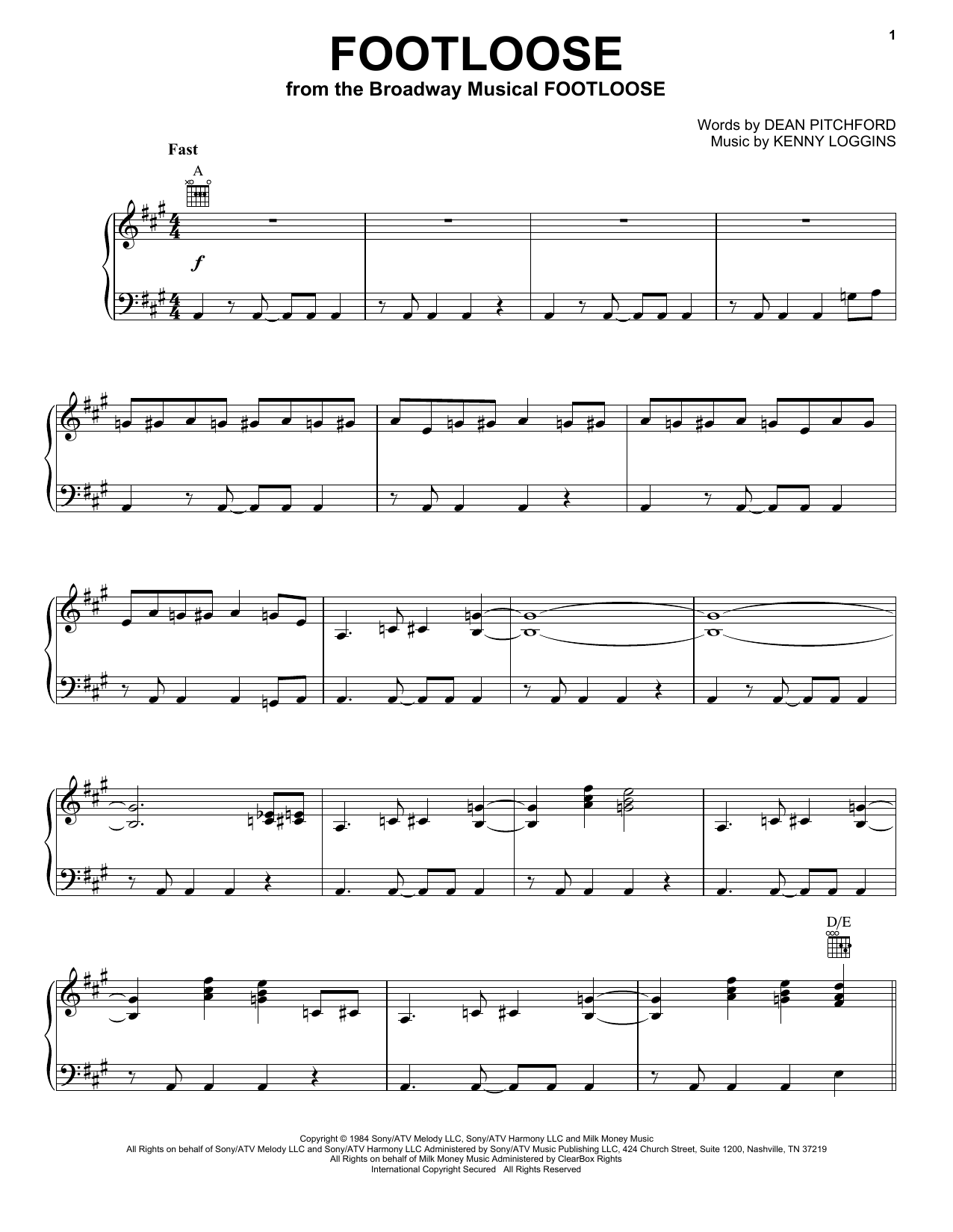 Footloose By Chris Smither Free Sheet Music