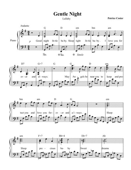 Gentle Night By St. Louis Jesuits Free Sheet Music