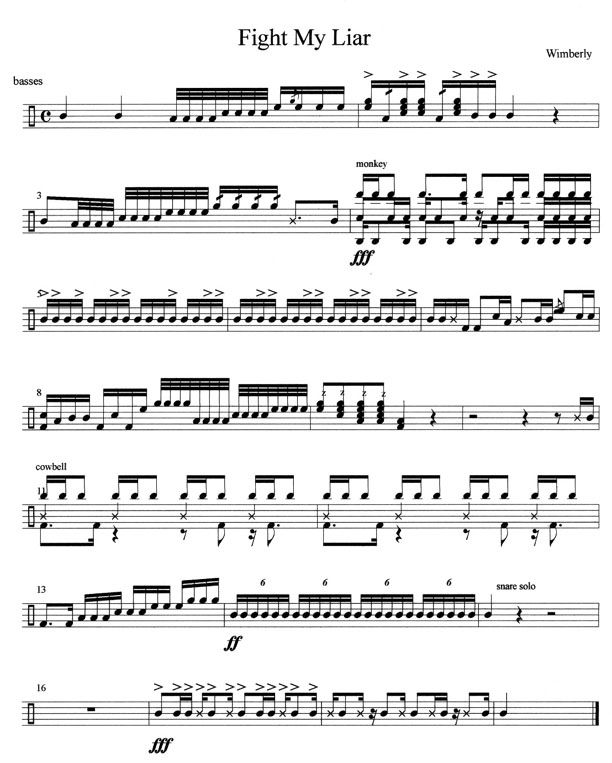 Geslagen For Solo Drums By Willem Mertens Free Sheet Music