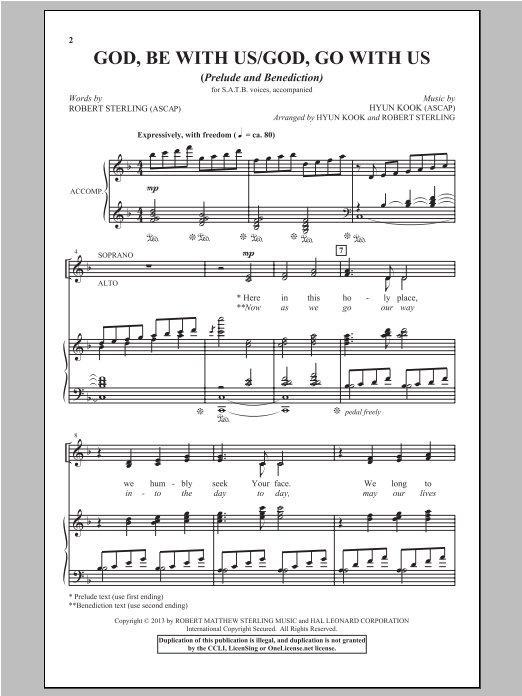 God Be With Us By Cecilia McDowall Free Sheet Music