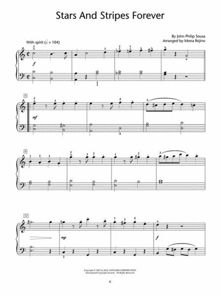 God Bless America And Other Patriotic Piano Solos - Level 5 By Mona Rejino Free Sheet Music