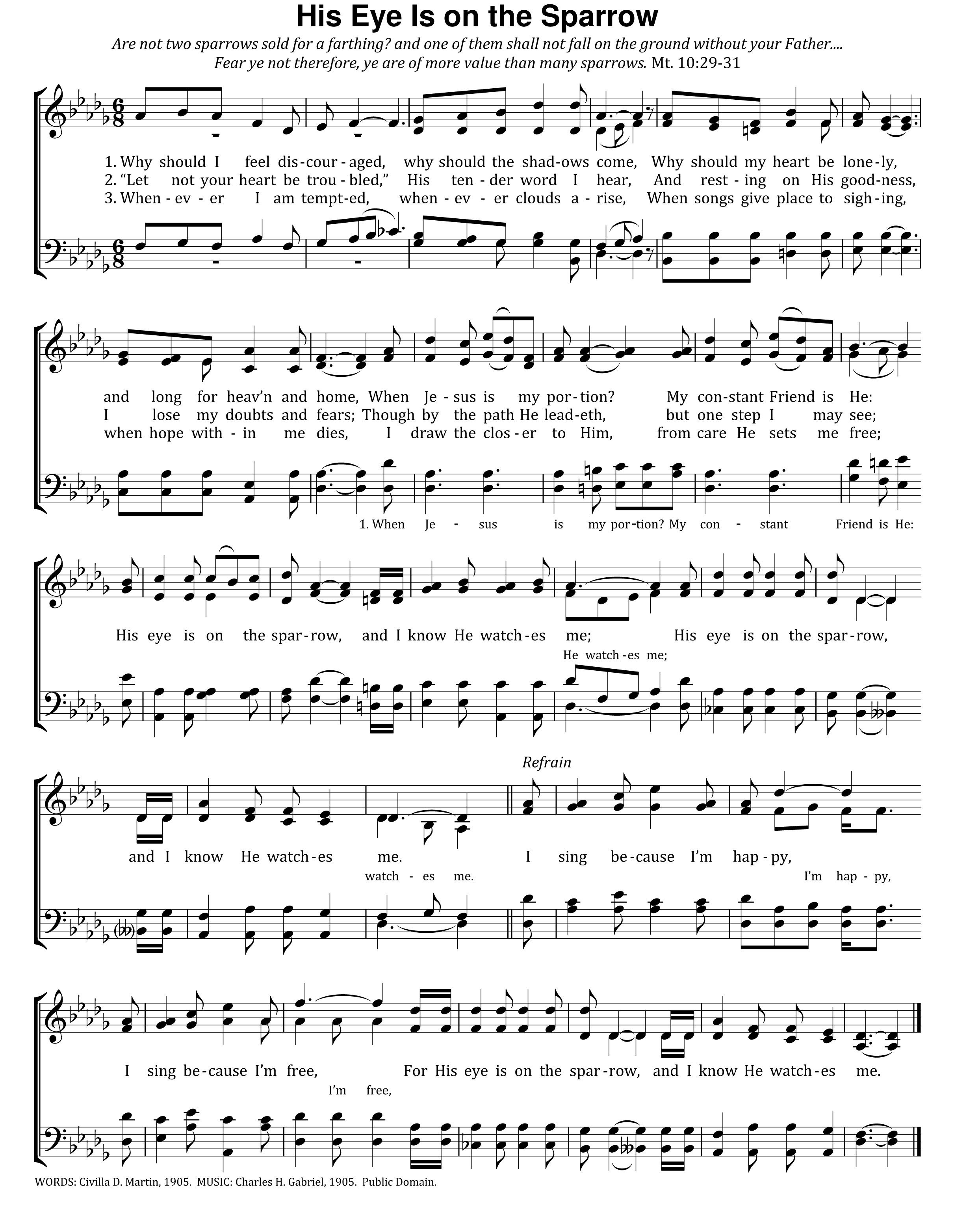 Gospel By Carl Strommen Free Sheet Music