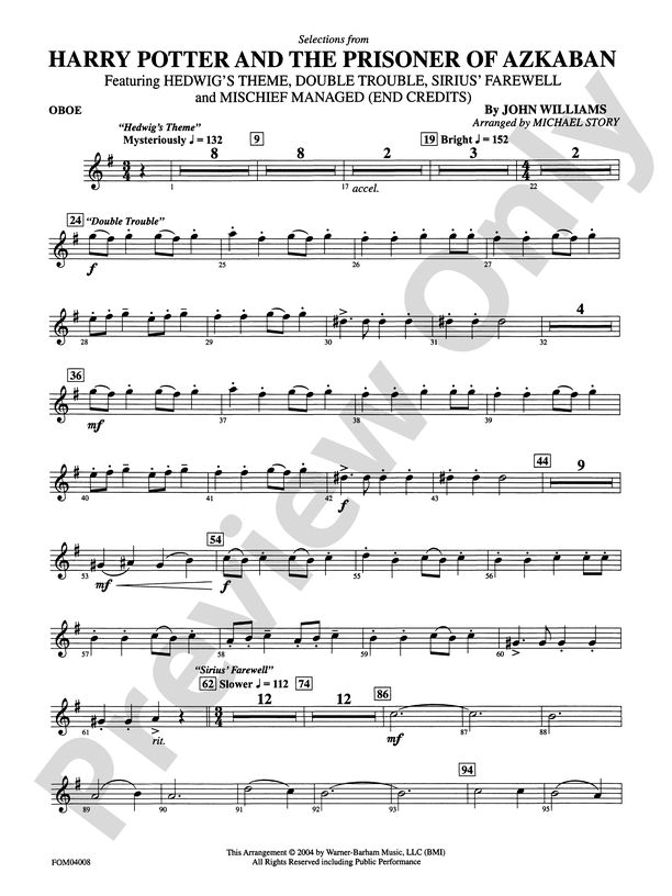 Harry Potter And The Prisoner Of Azkaban - Piano Solo By John Williams Free Sheet Music