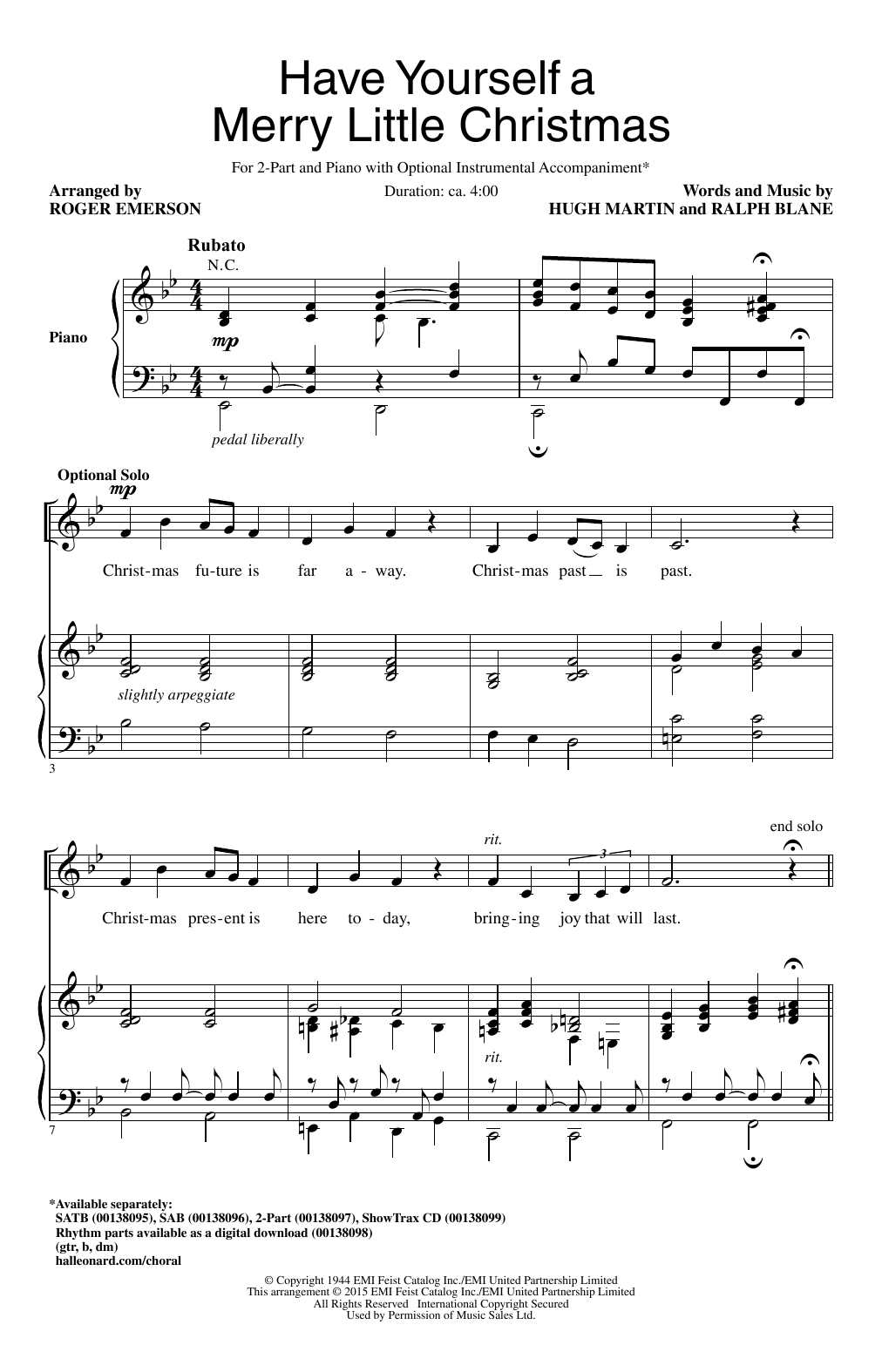 Have Yourself A Merry Little Christmas By Colbie Caillat Free Sheet Music