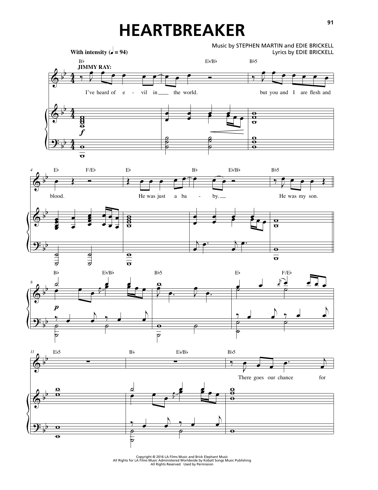 Heartbreaker By Pat Benatar Free Sheet Music