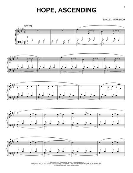 Hope, Ascending By Alexis Ffrench Free Sheet Music