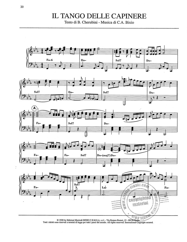 I Classici Del Tango By Gianni Desidery Free Sheet Music