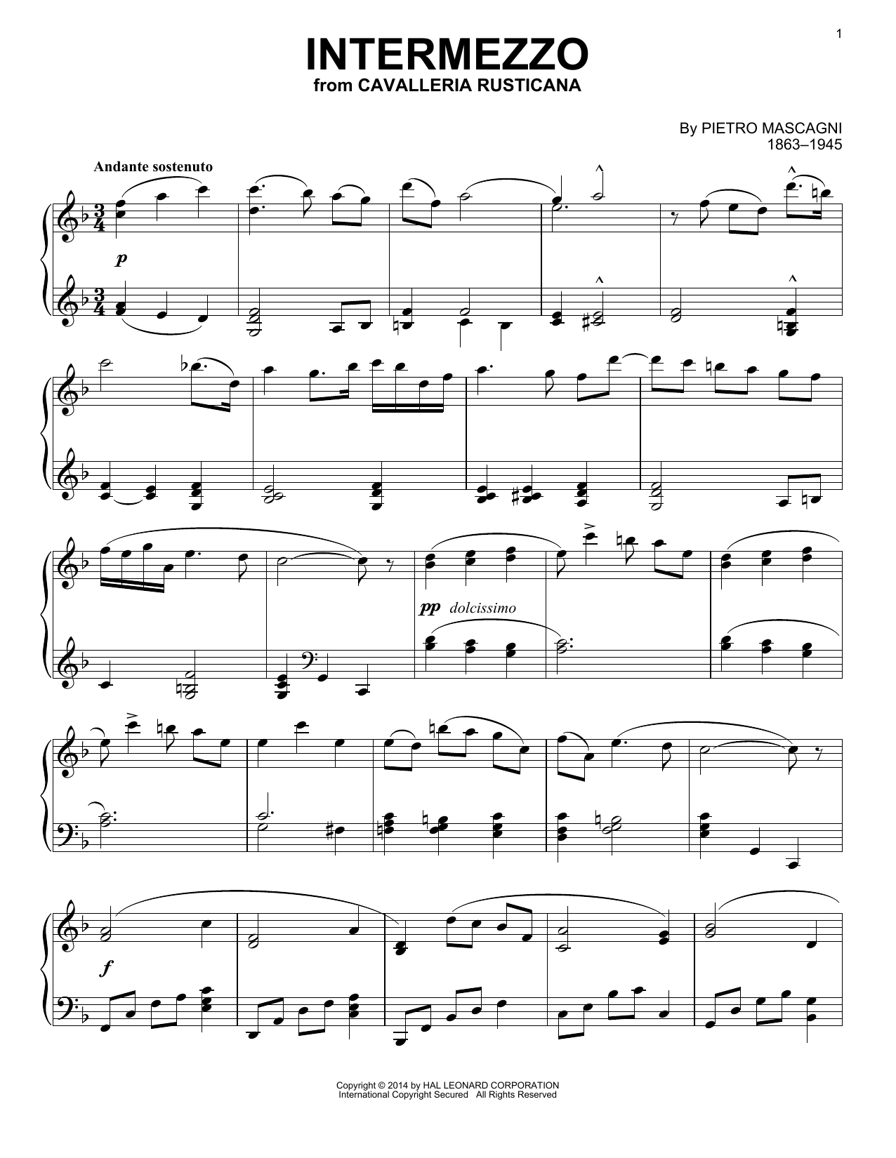 Intermezzo By Emmett Yoshioka Free Sheet Music