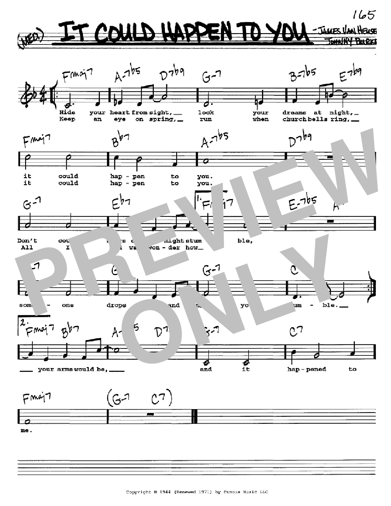 It Could Happen To You By Diana Krall Free Sheet Music