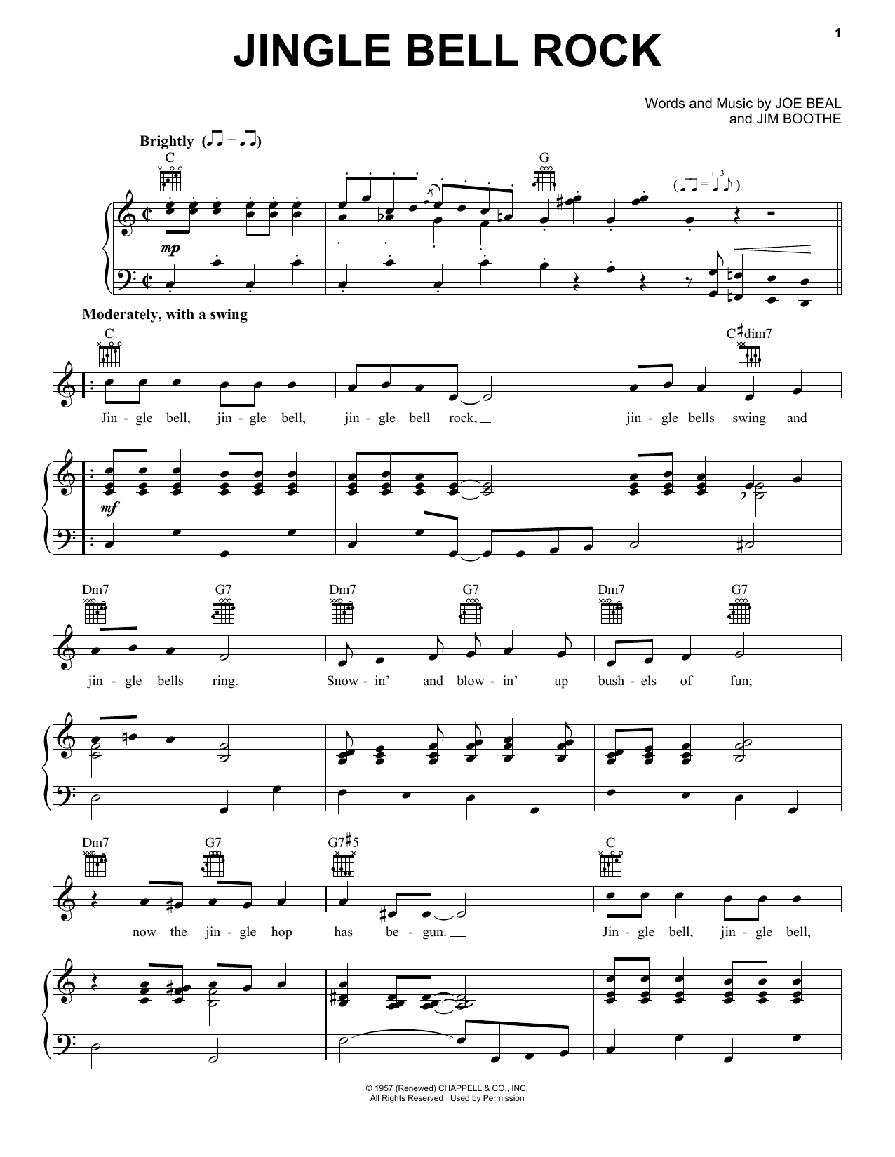 Jingle Bell Rock By Gary Keady Free Sheet Music