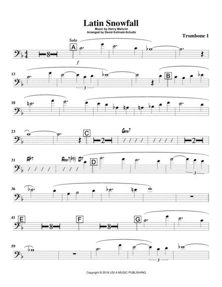 Latin Snowfall By Henry Mancini Free Sheet Music