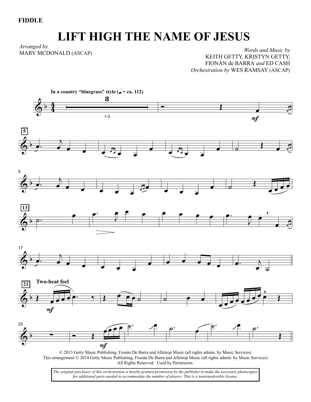 Lift High The By Lloyd Larson Free Sheet Music