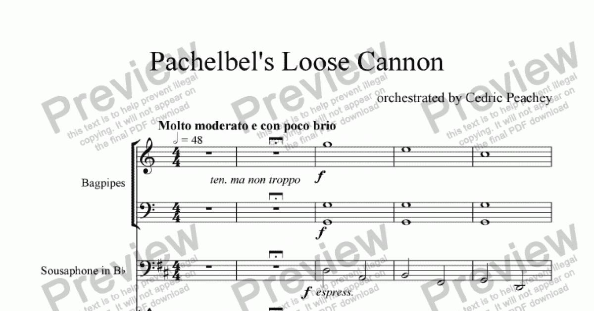 Loose Cannons By Robert E. Kruetz Free Sheet Music