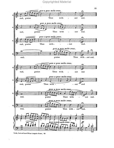 Lord, Let At Last Thine Angels Come (Violoncello Part) By Frank Ferko Free Sheet Music