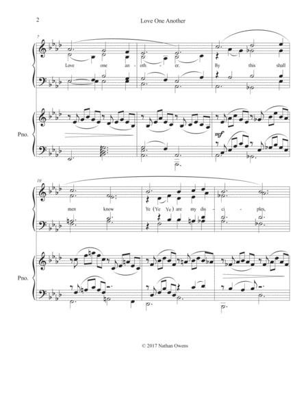 Love One Another - SATB - Bradford By Luacine Clark Fox Free Sheet Music