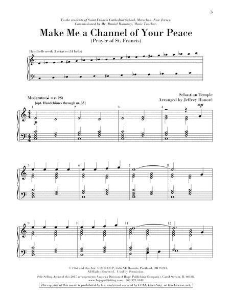 Make Me A Channel Of Your Peace-3 Oct.-Digital Version By Jeffrey Honor Free Sheet Music