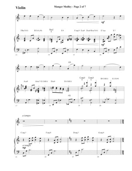 Manger Medley - Violin By James R. Murray Free Sheet Music