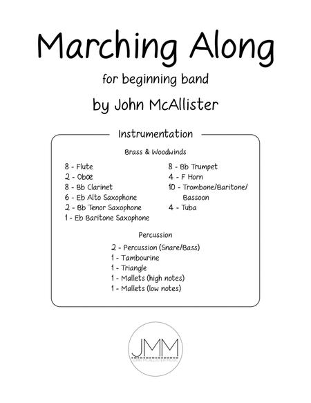 Marching Along - For Beginning Band By John McAllister Free Sheet Music